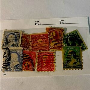 Vintage Postage Stamp Collection